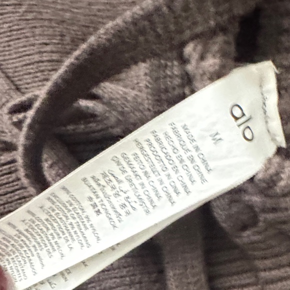 Alo Brown Cardigan and Pants Set - Picture 6 of 9